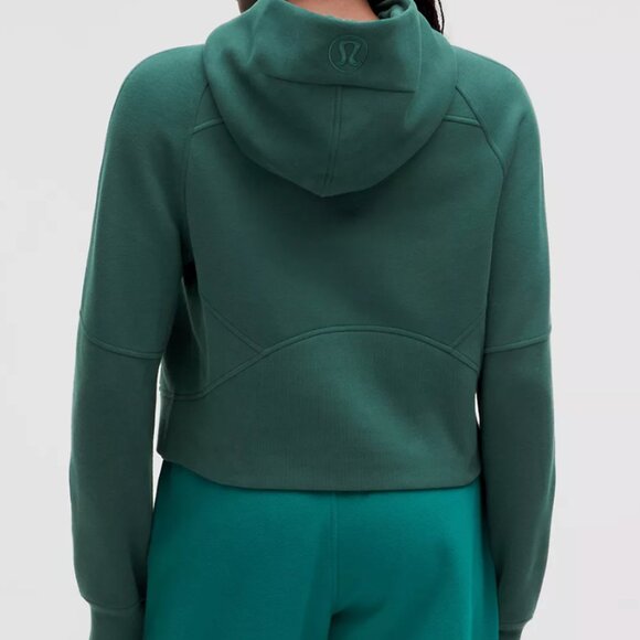 Women's Green Half-Zip Sweater - Picture 3 of 9